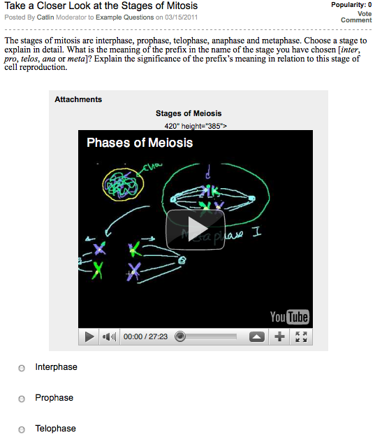 Online Discussions Provide a Context for Information