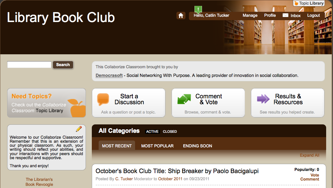 Online Book Club