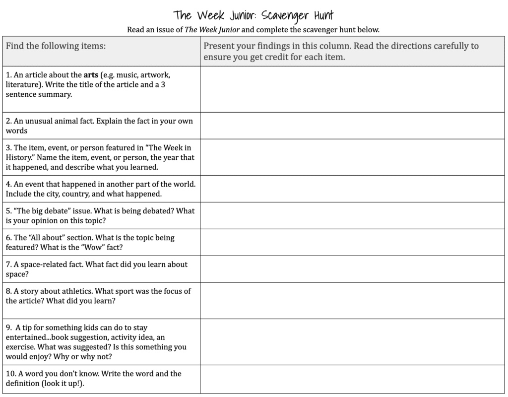 creative online assignments for college students